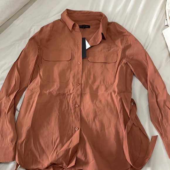 Burnt orange Banana Republic button up shirt size small. - Picture 1 of 4